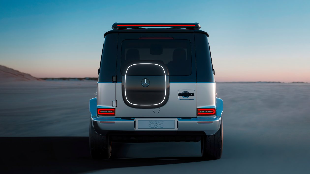 Mercedes Benz Concept EQG Rear Look 4k