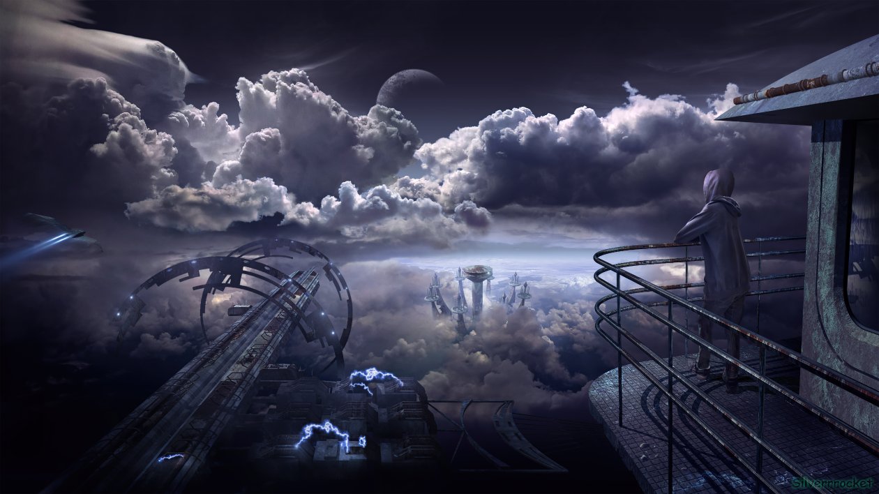 Aircraft Base Terrace Wind High Clouds