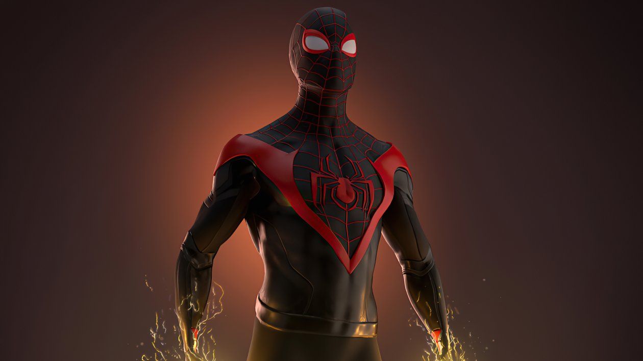 Spider Man Miles 2020 Artwork
