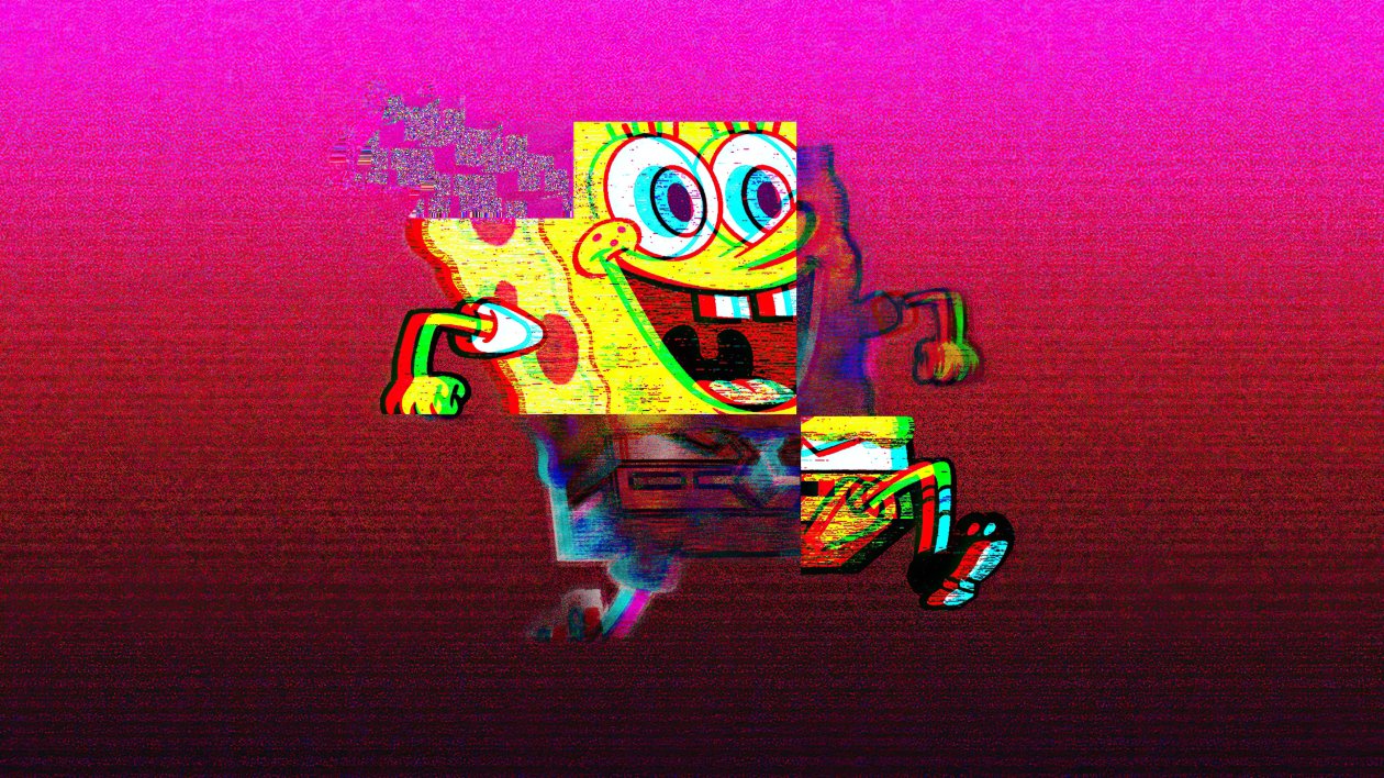 Spongebob Vaporwave 4k