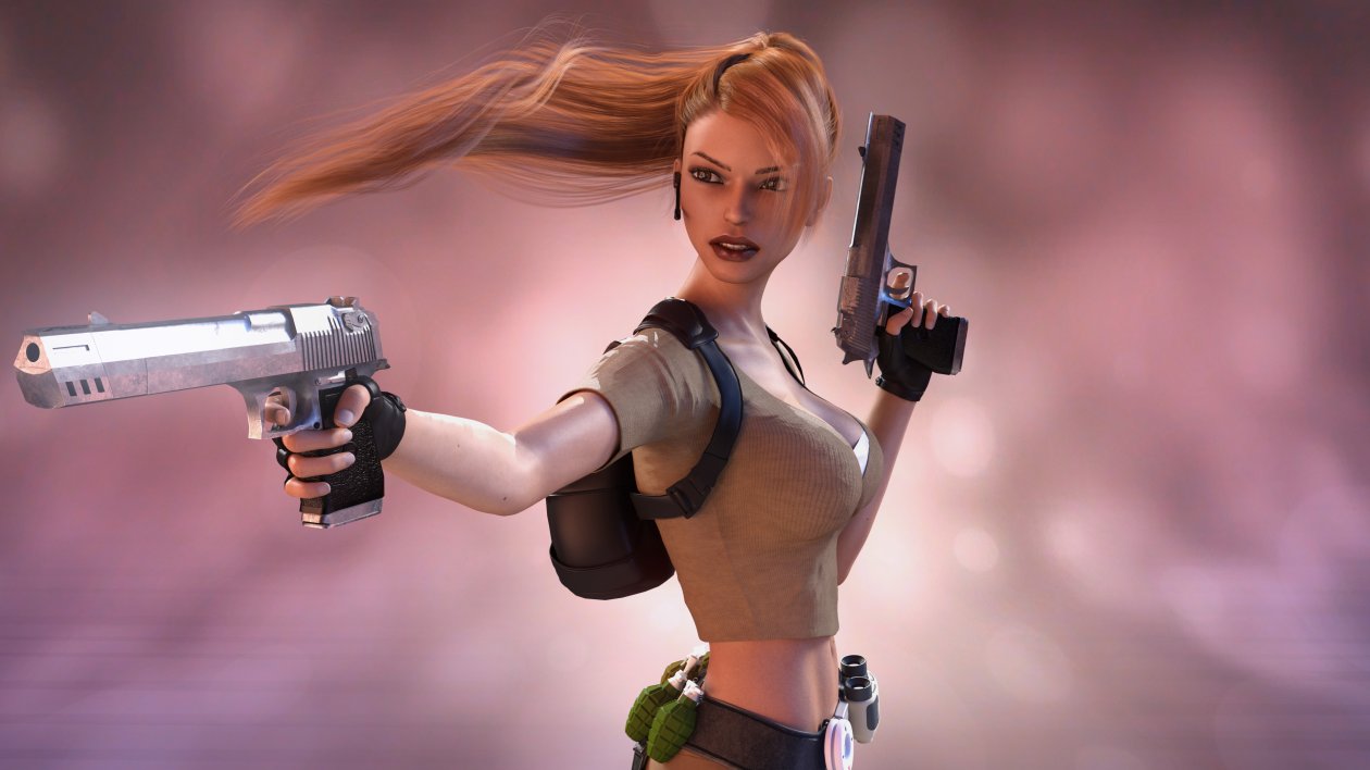 Lara Croft Tomb Raider Artwork 4k
