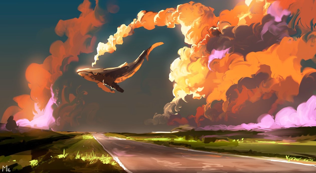 Whale Fantasy Digital Art