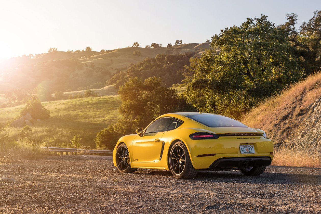 2019 Porsche 718 Cayman GTS Rear Side 4k