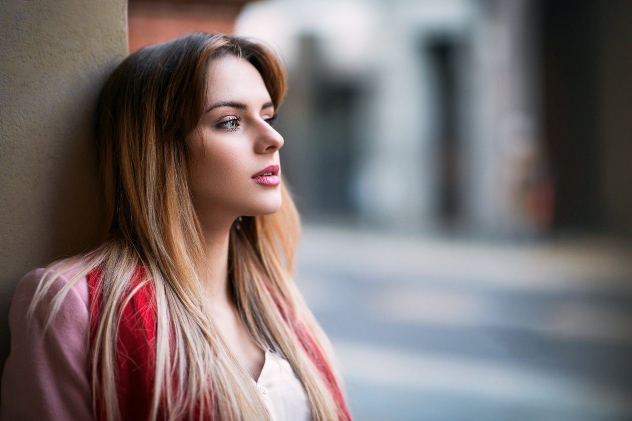 Beautiful Eyes Girl Looking Away