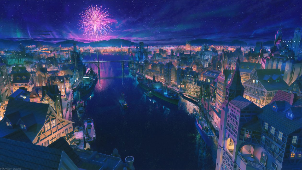 Night City Port 4k