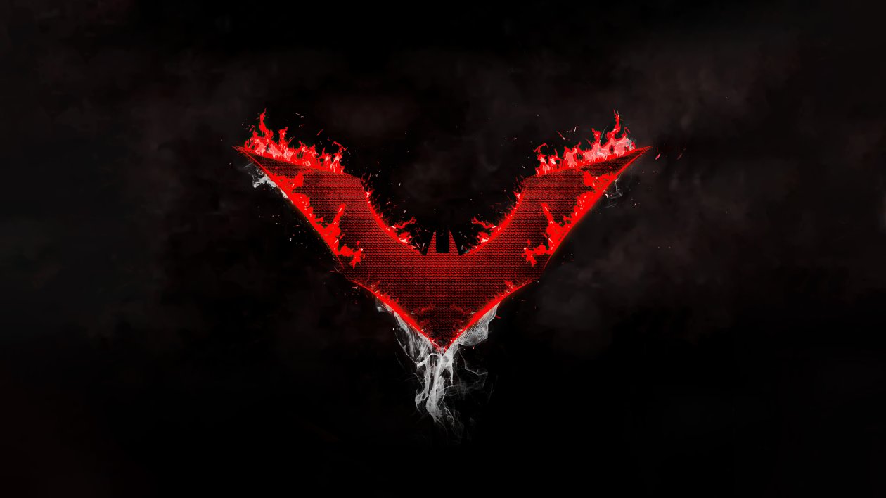 Batman Beyond Logo Dark 8k