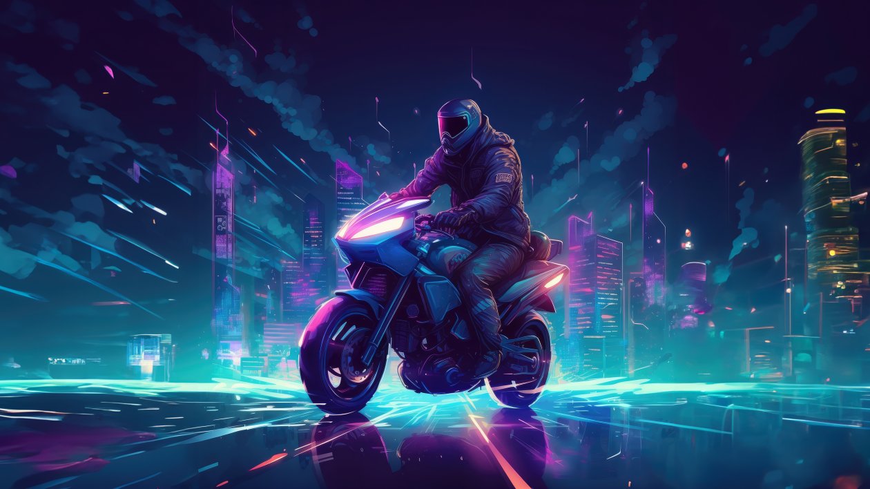 Unleashing The Future Scifi Biker