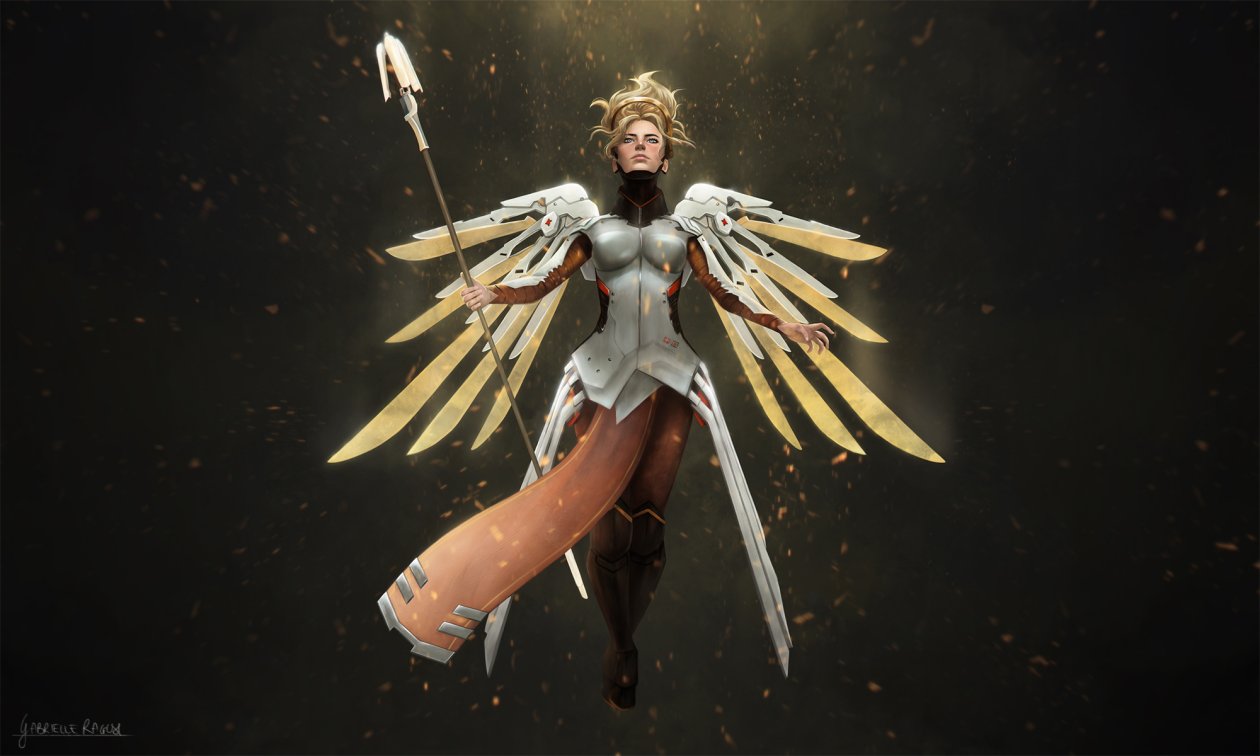 Mercy Overwatch Art Hd