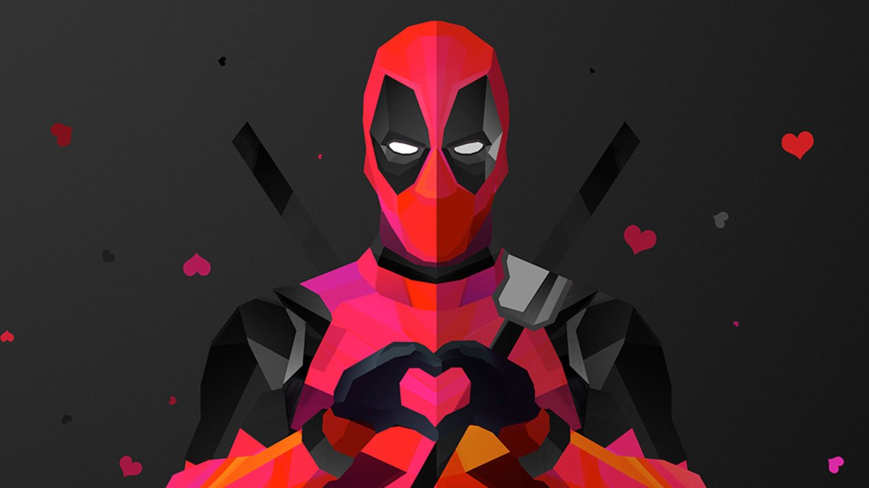Deadpool Abstract Artwork