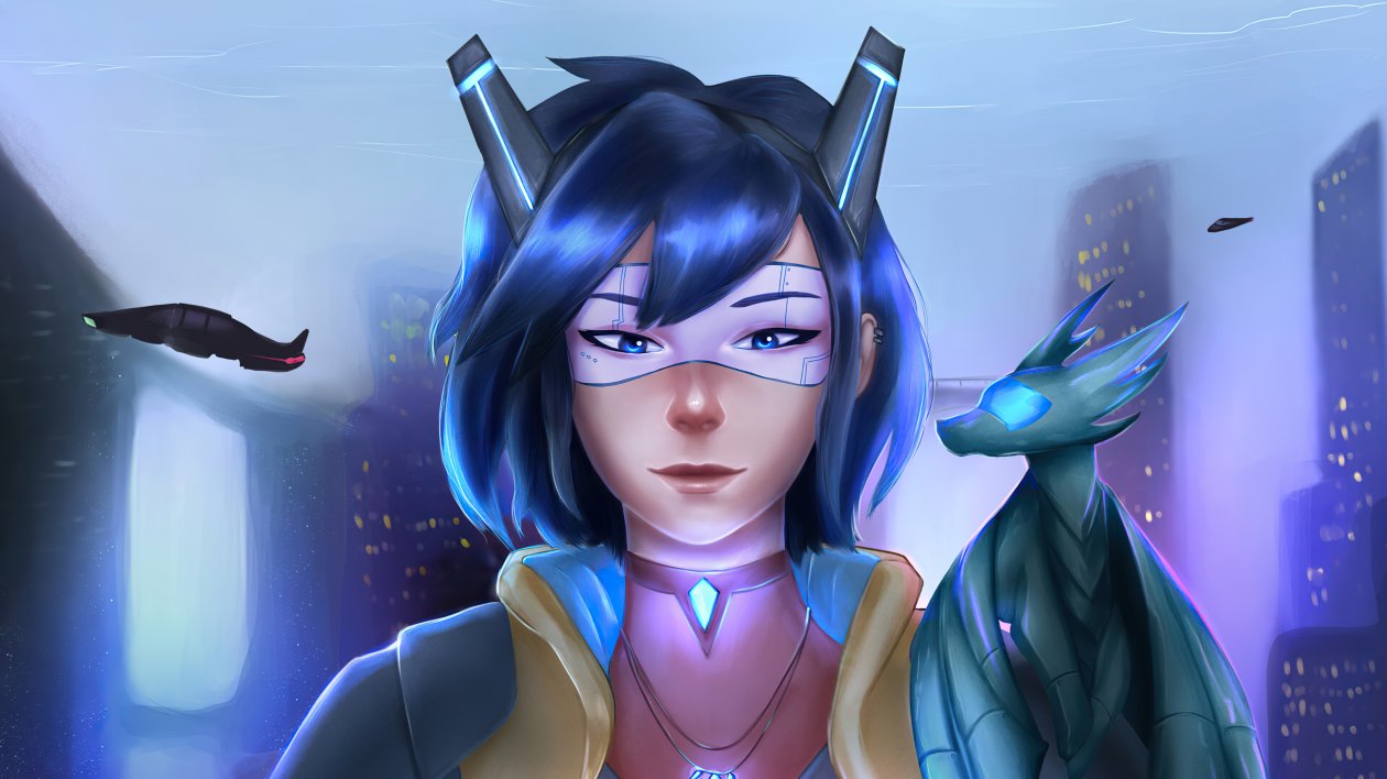 Cyberpunk Girl Segorol 4k