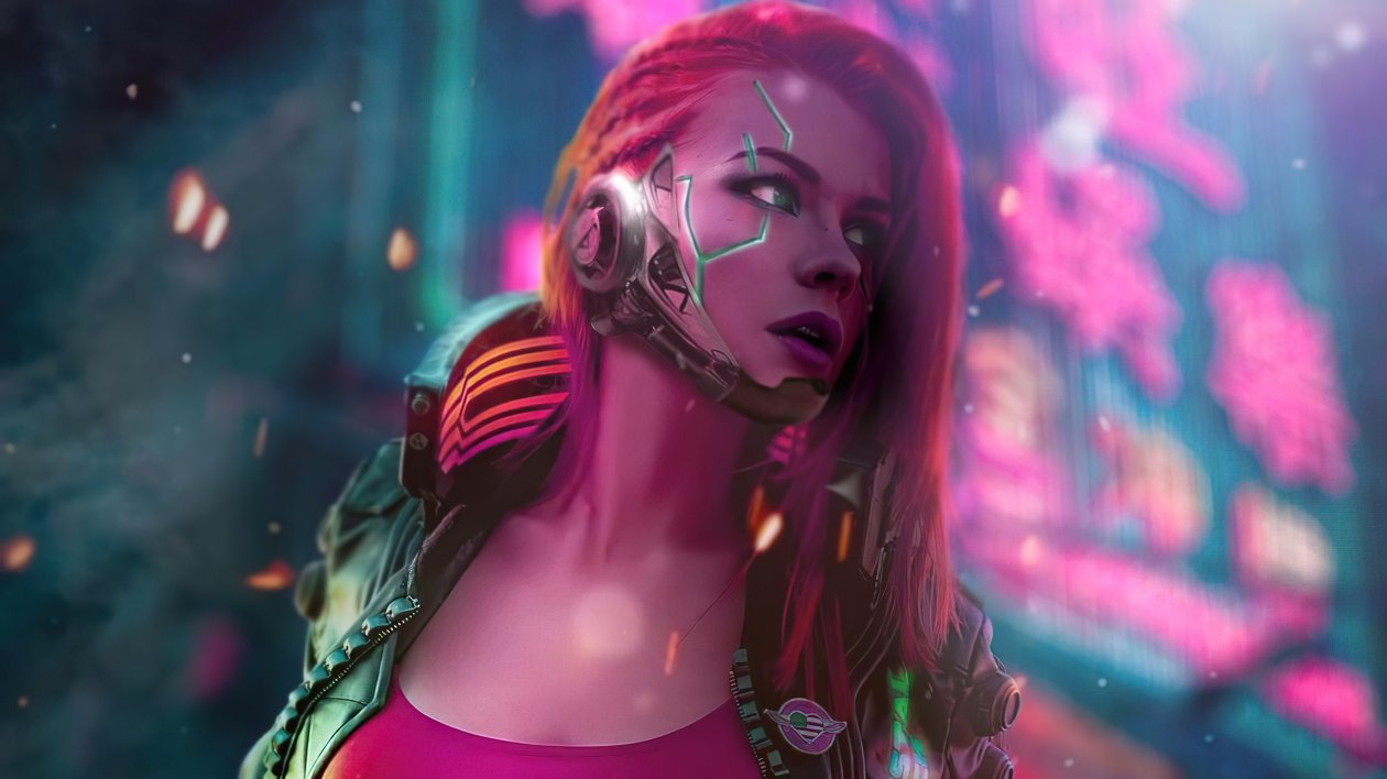 Cyberpunk Scifi Girl 4k