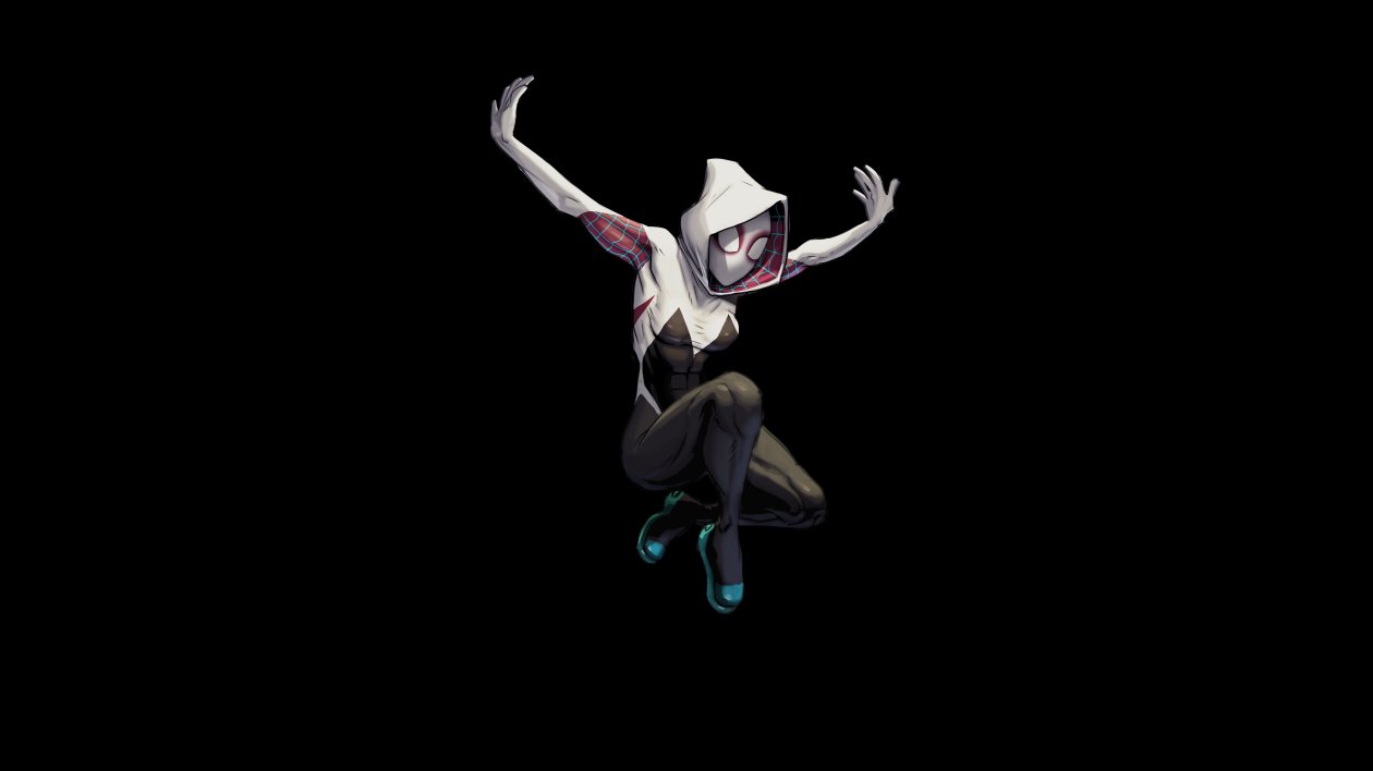 Gwen Stacy In Spider Man Into The Spider Verse Artwork
