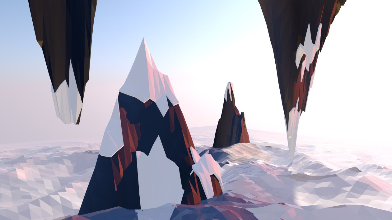 Mountains Lowpoly