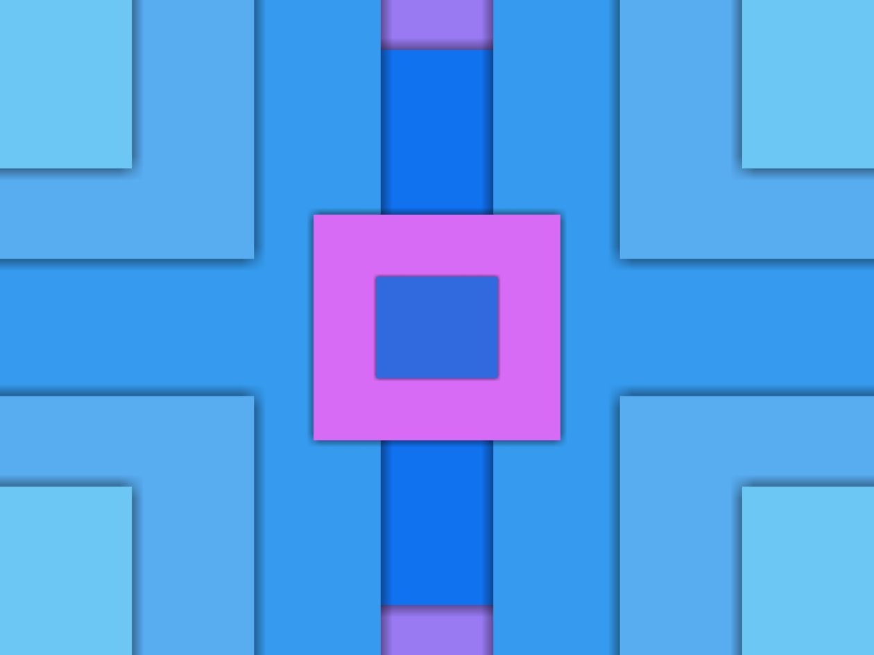 Blue Pink Shapes Abstract Background