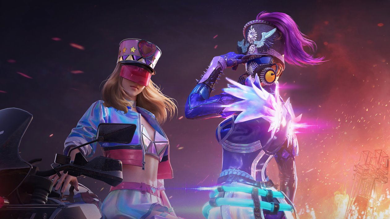 Violet Halo Set And Dazzling Youth Pubg 2020