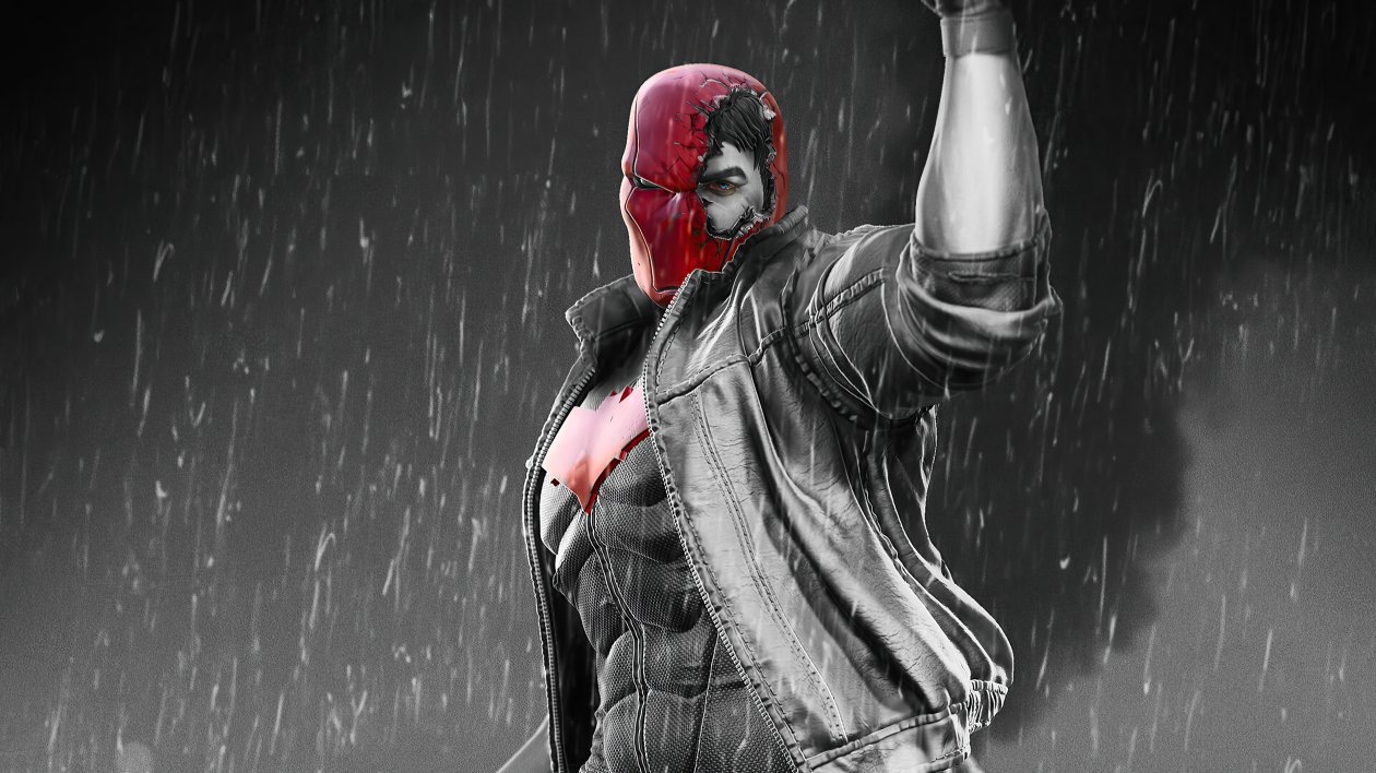 4k Red Hood 2020 Artwork