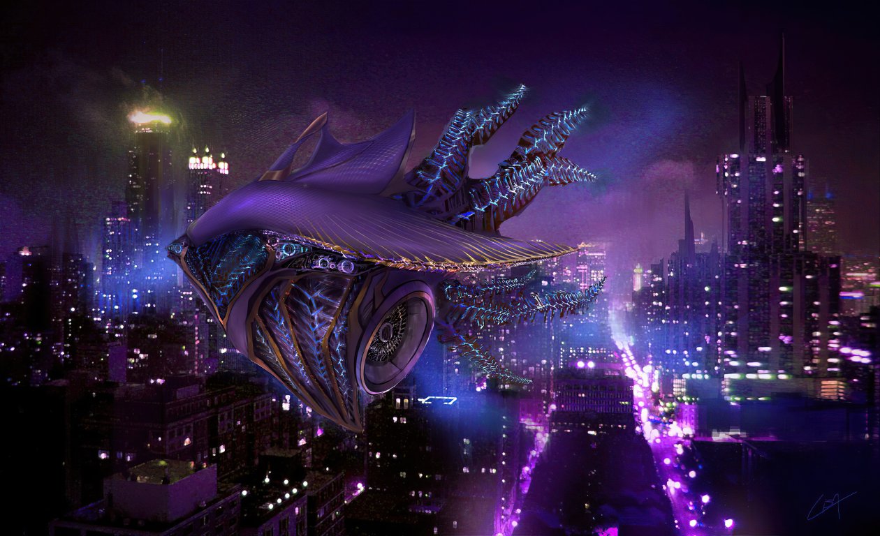 Futuristic Aircraft Venue 4k