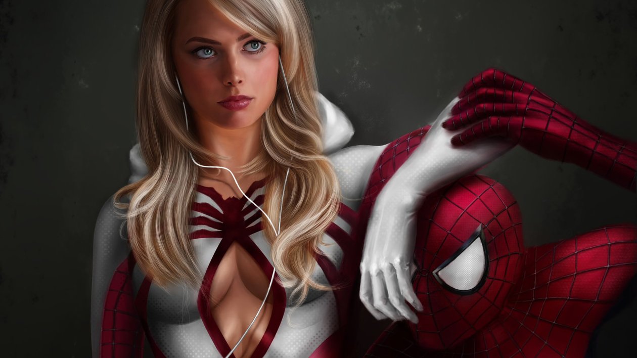 Gwen Stacy Spiderman Art