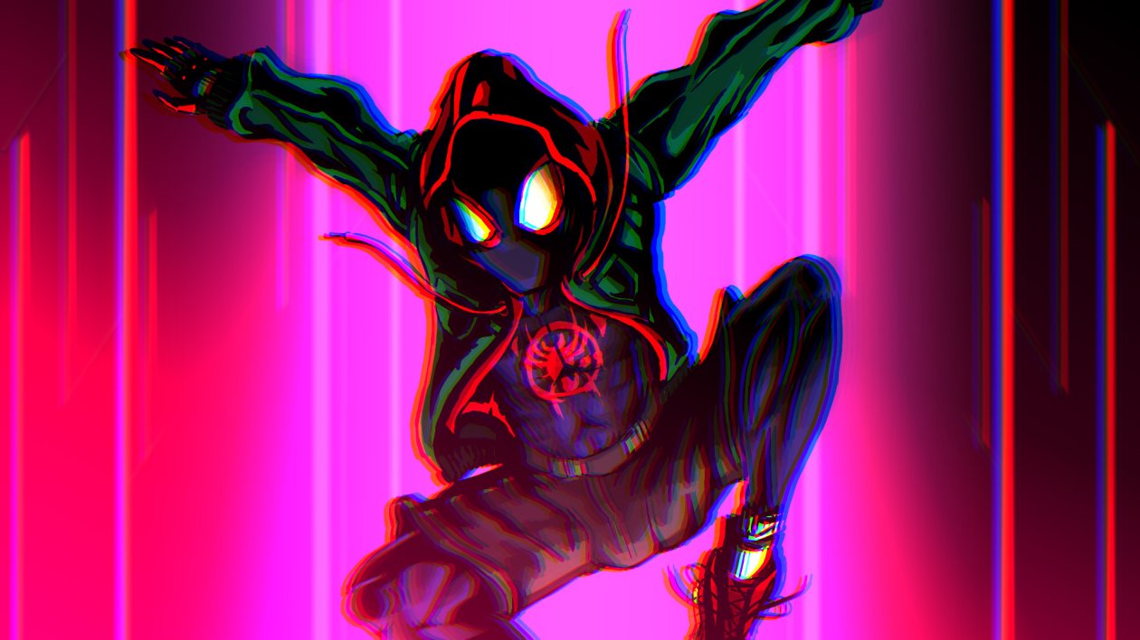 Miles Spider Verse Art
