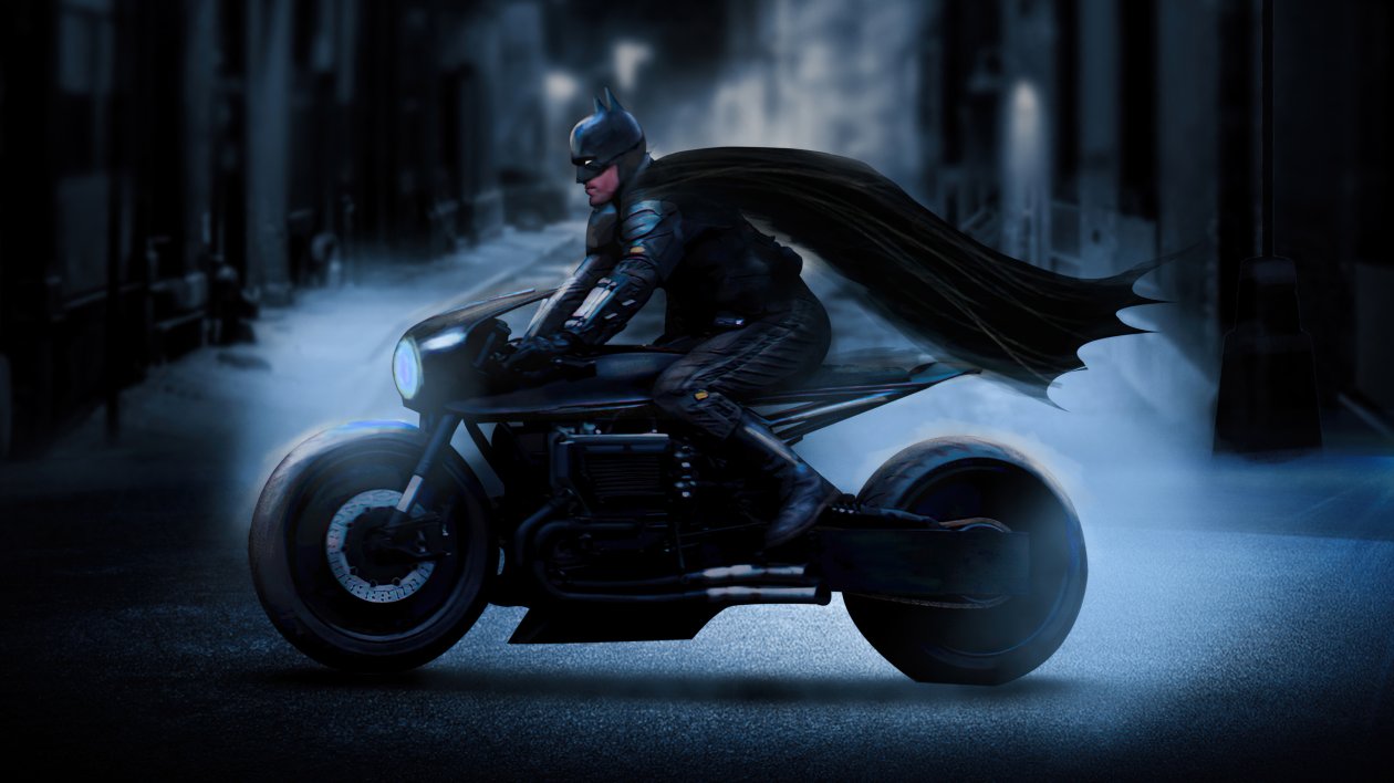 The Batman Batcycle 2021