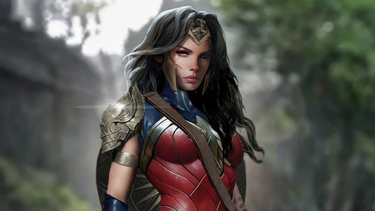 Jaimie Alexander Concept Art As Wonder Woman