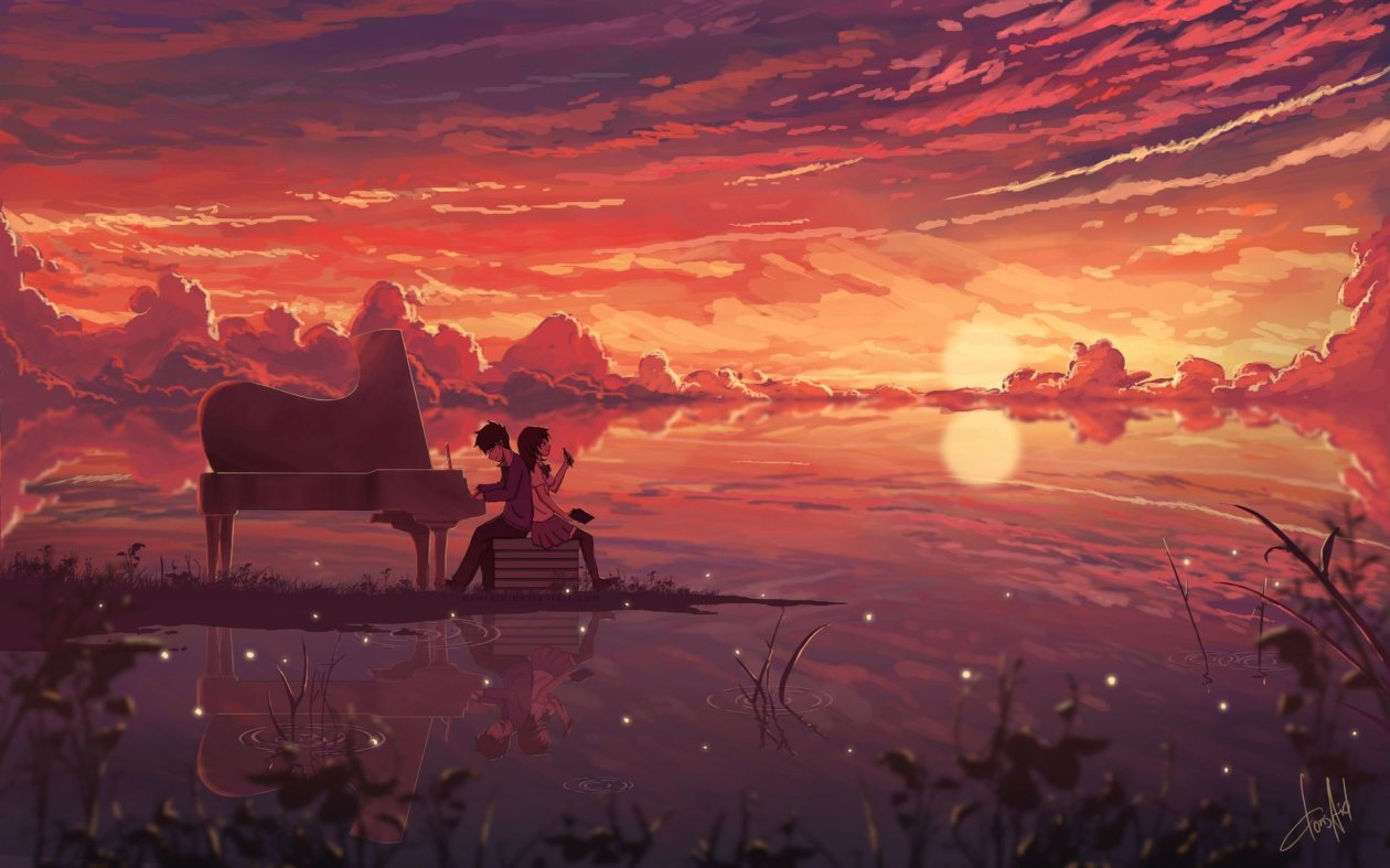 Anime Love Digital Art