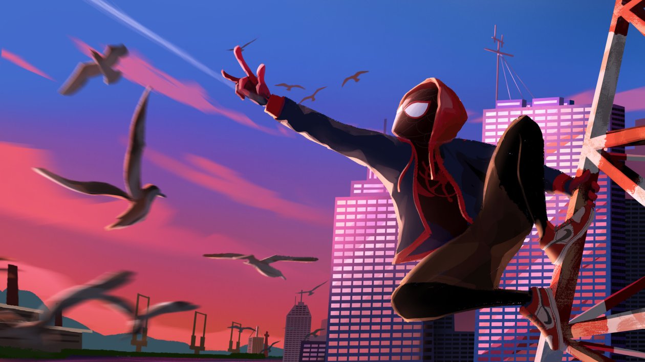 Spider Man Into The Spider Verse Art