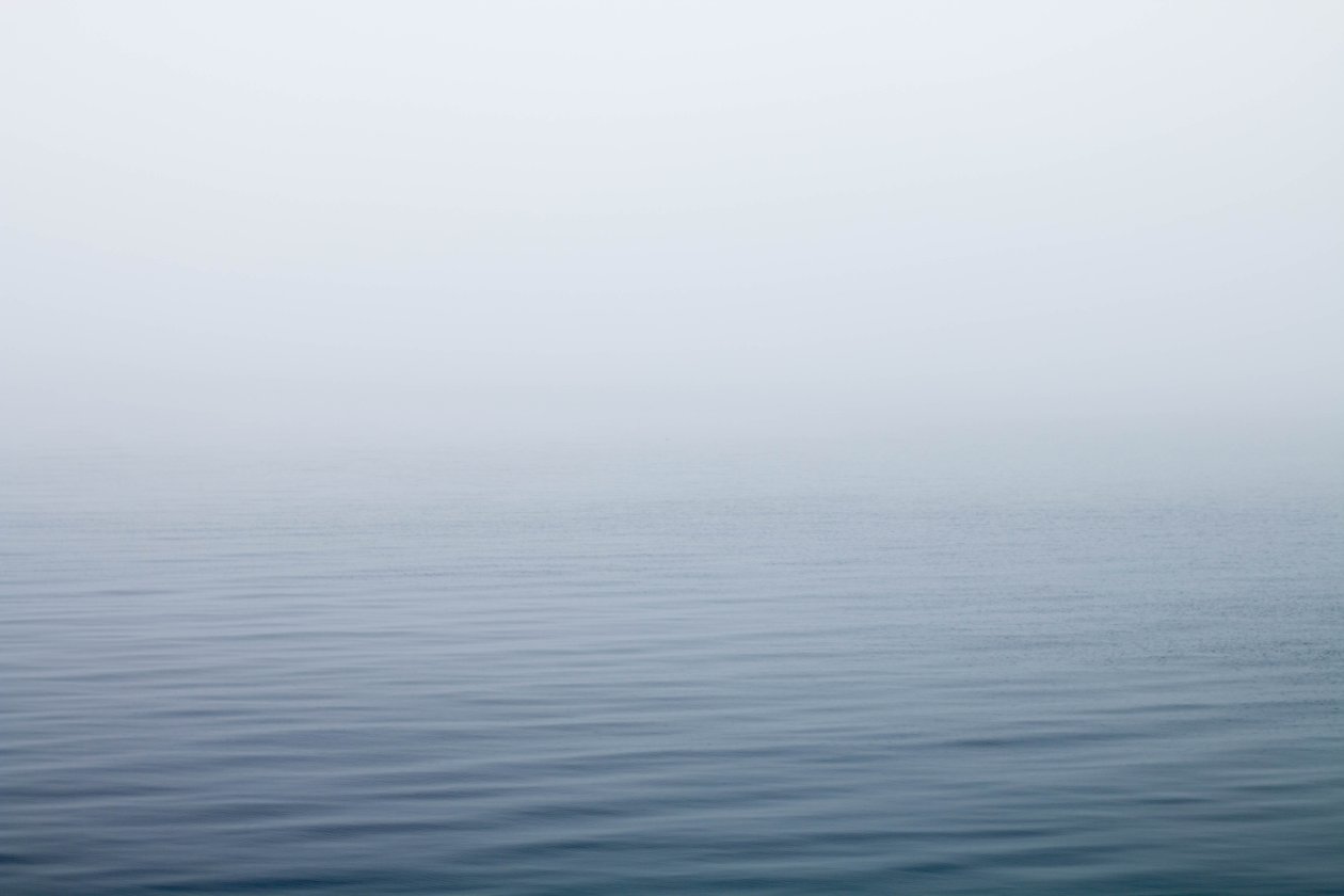 Ocean Under Fog