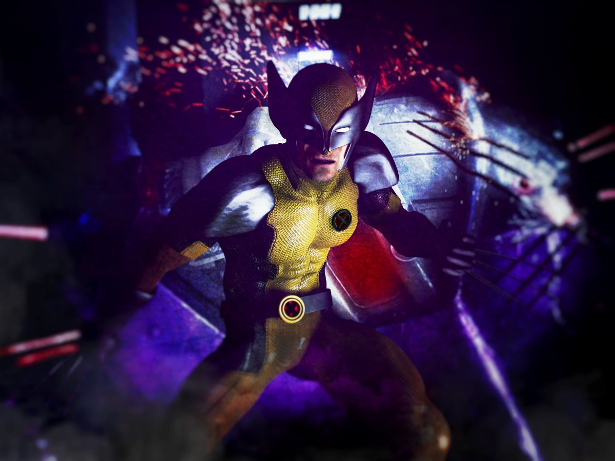 Wolverine Claws Digital Art
