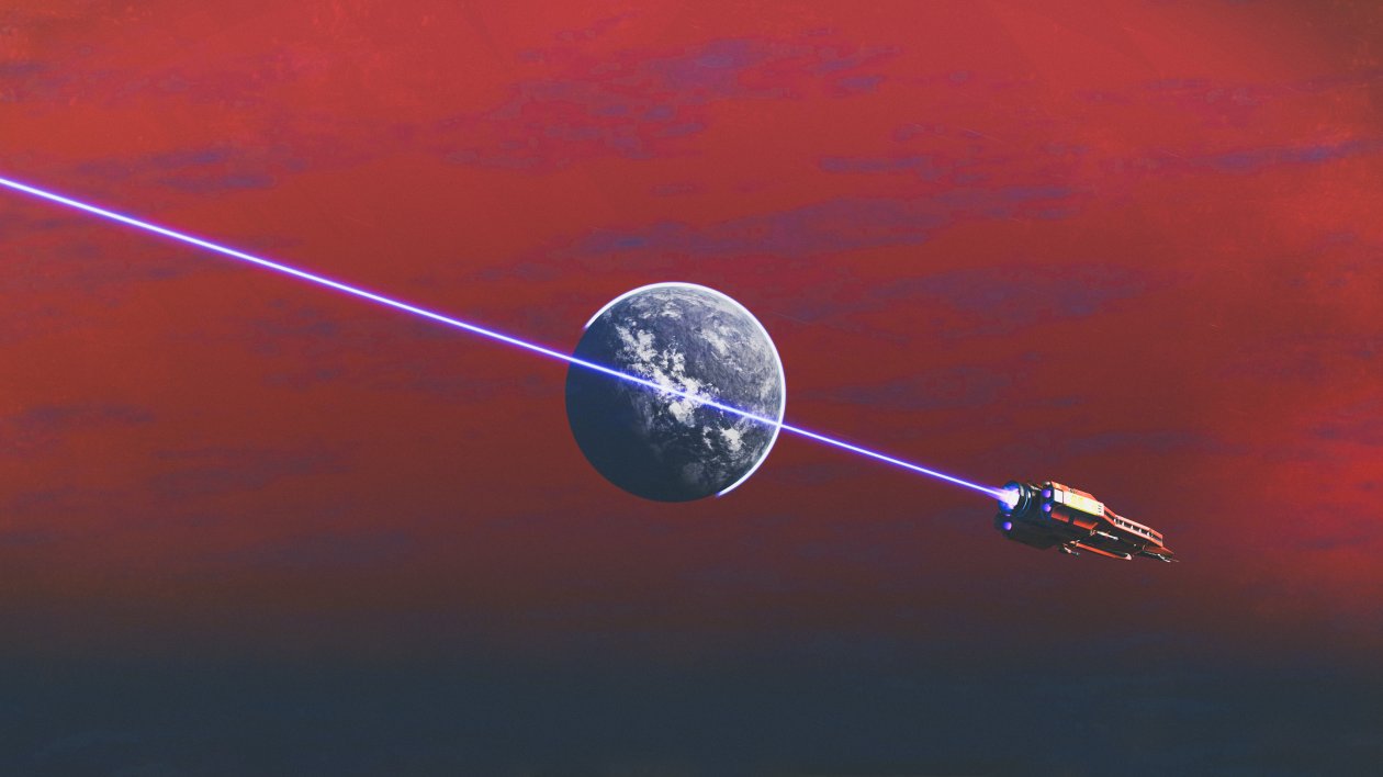 No Mans Sky Space Crossing The Planet 4k