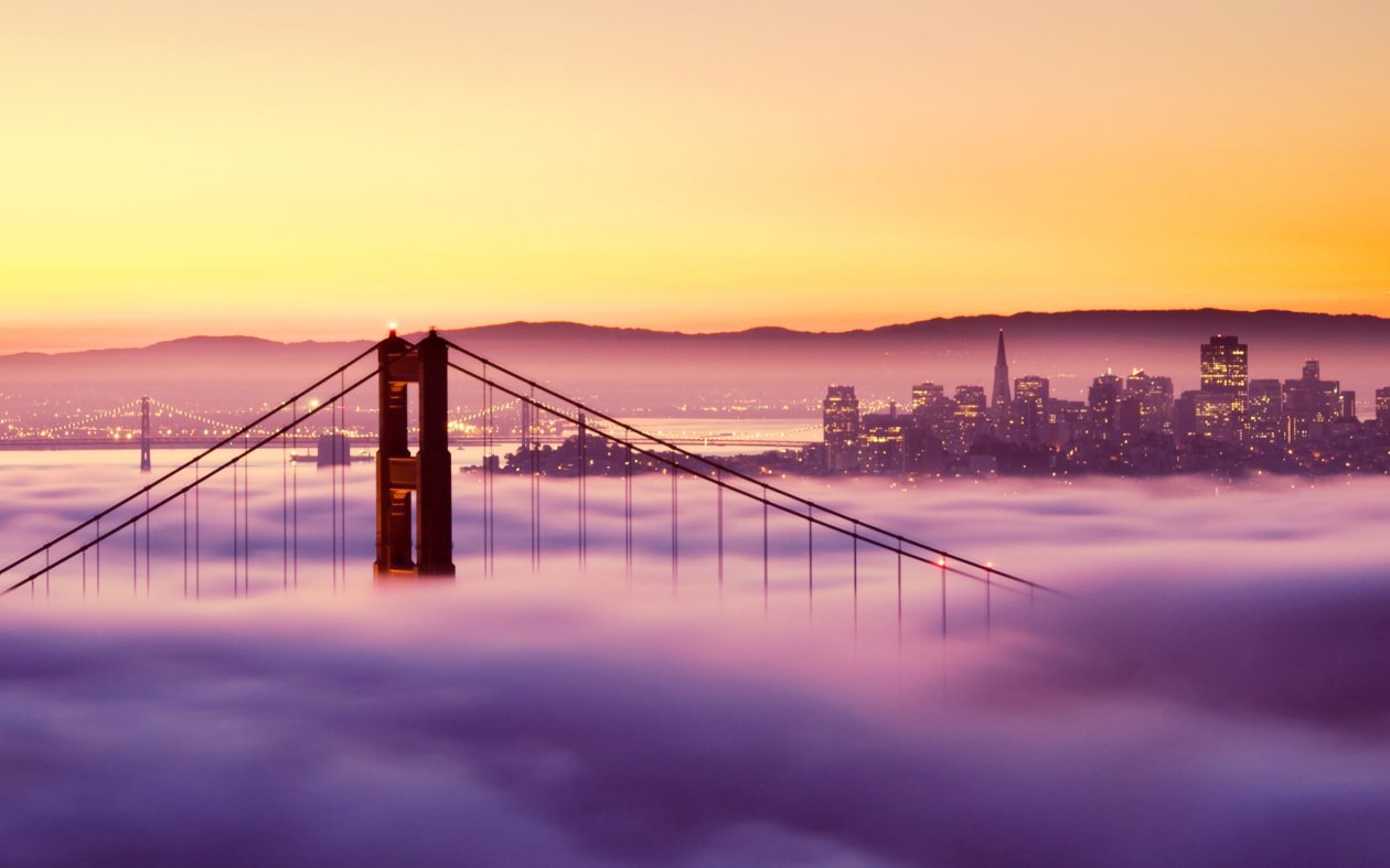 San Franciso Sunset Bridge