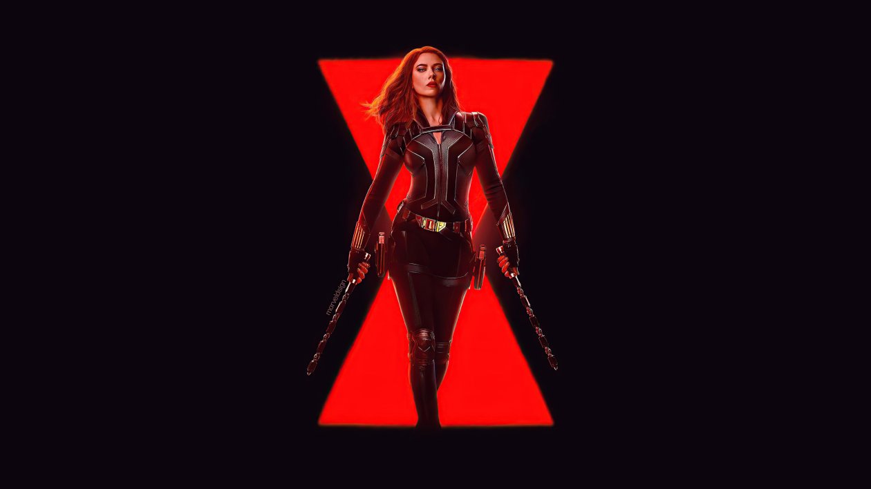 Black Widow Dark Art 5k