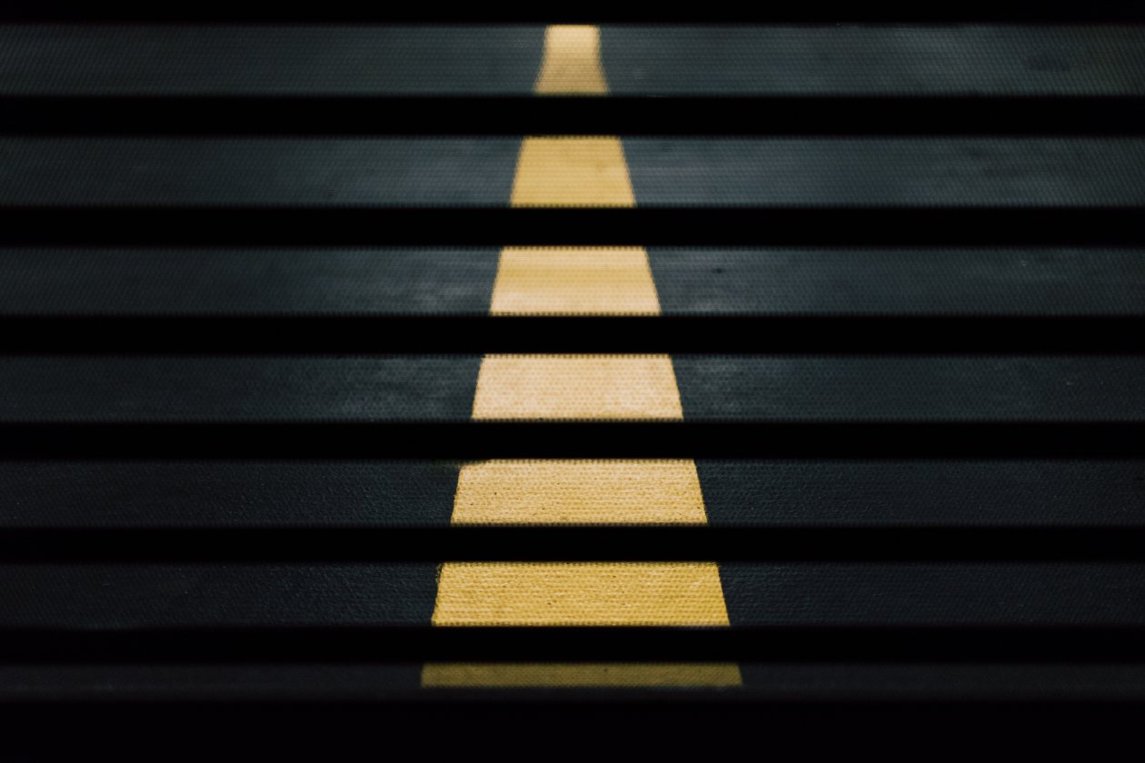 Road Street Crossing Yellow Lines Abstract 5k