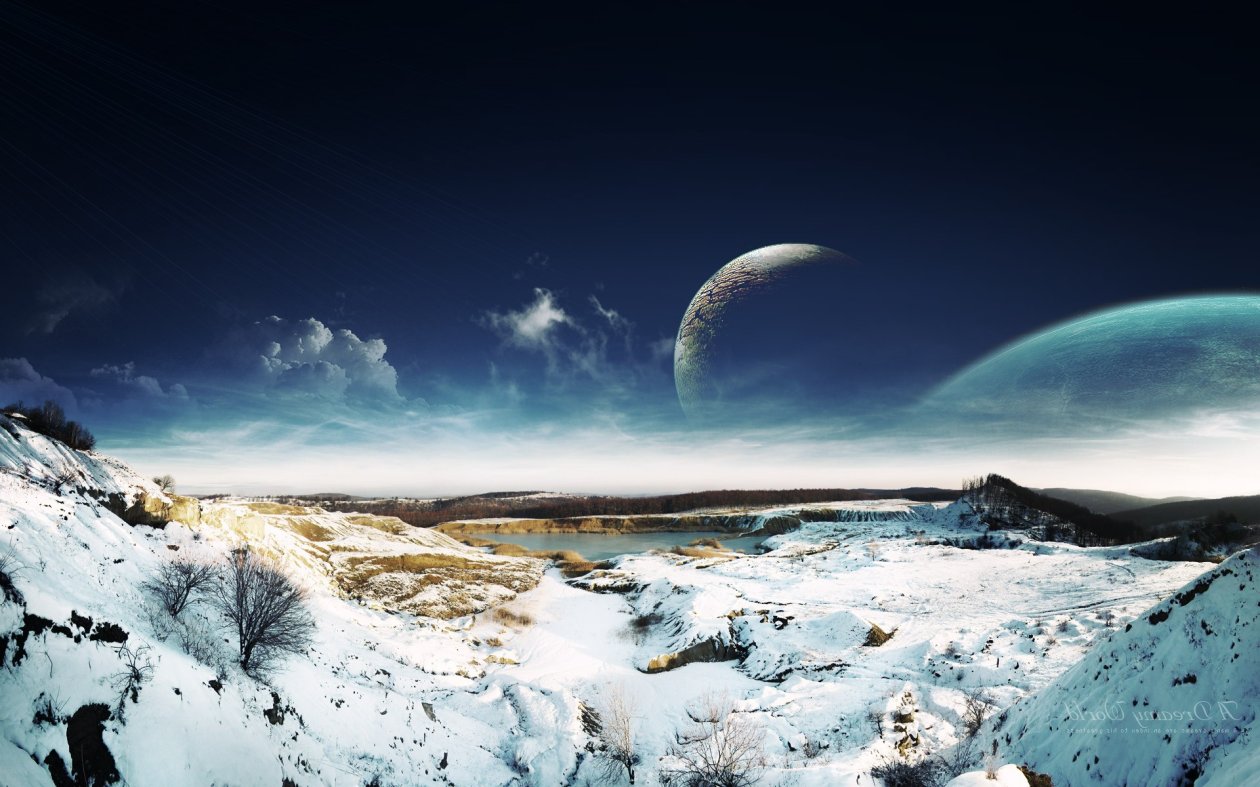 Sky Snow Landscape