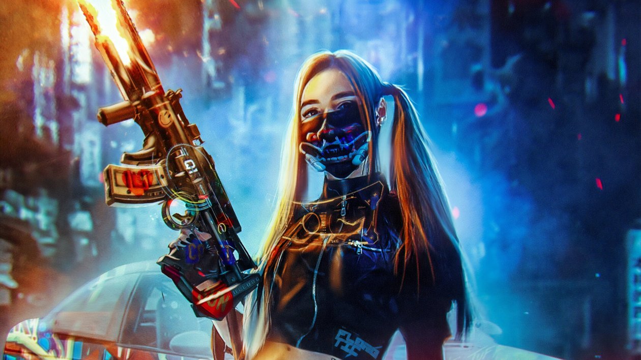 Bad Cyber Girl 4k