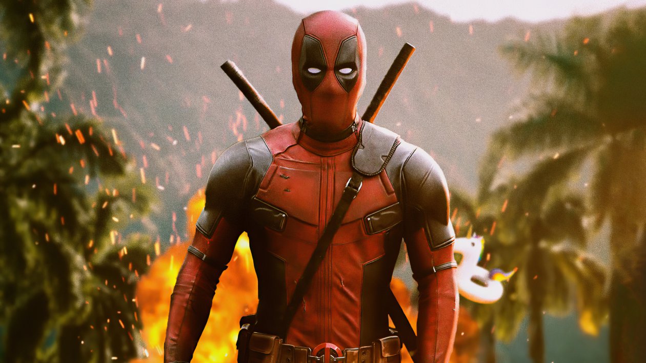Deadpool Marvel Explosion 4k