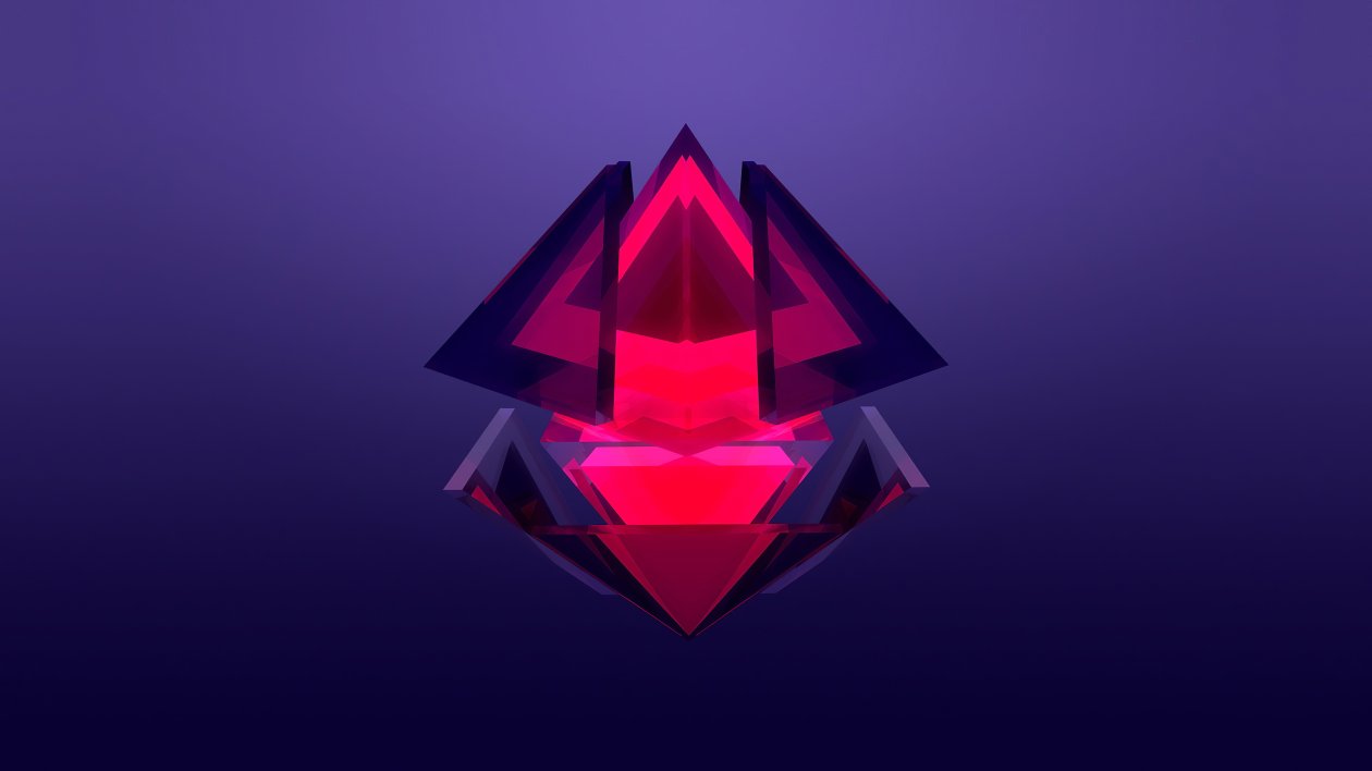 Diamond Abstract Facet 4k