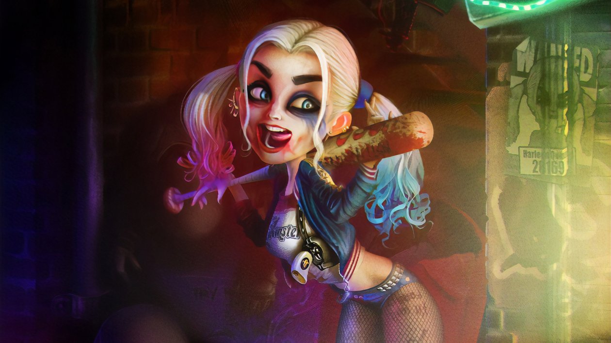 Harley Quinn Digital Artwork
