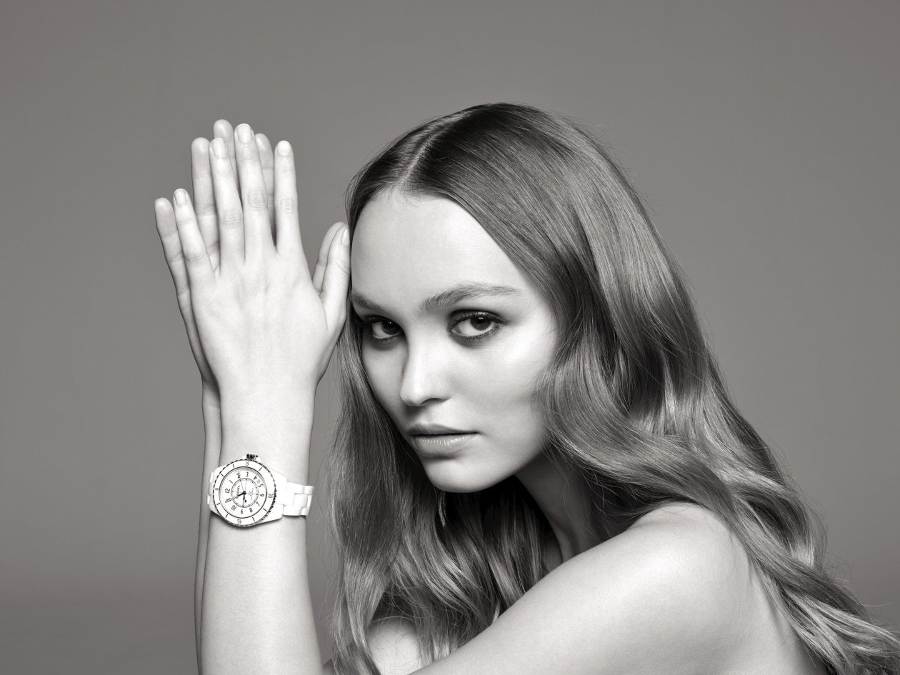 Lily Rose Depp Chanel J12 Watch Campaign