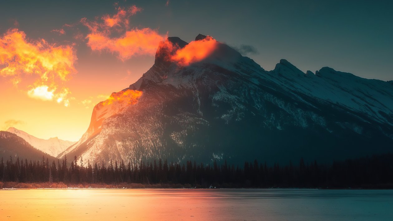 Morning Orange Sunlight