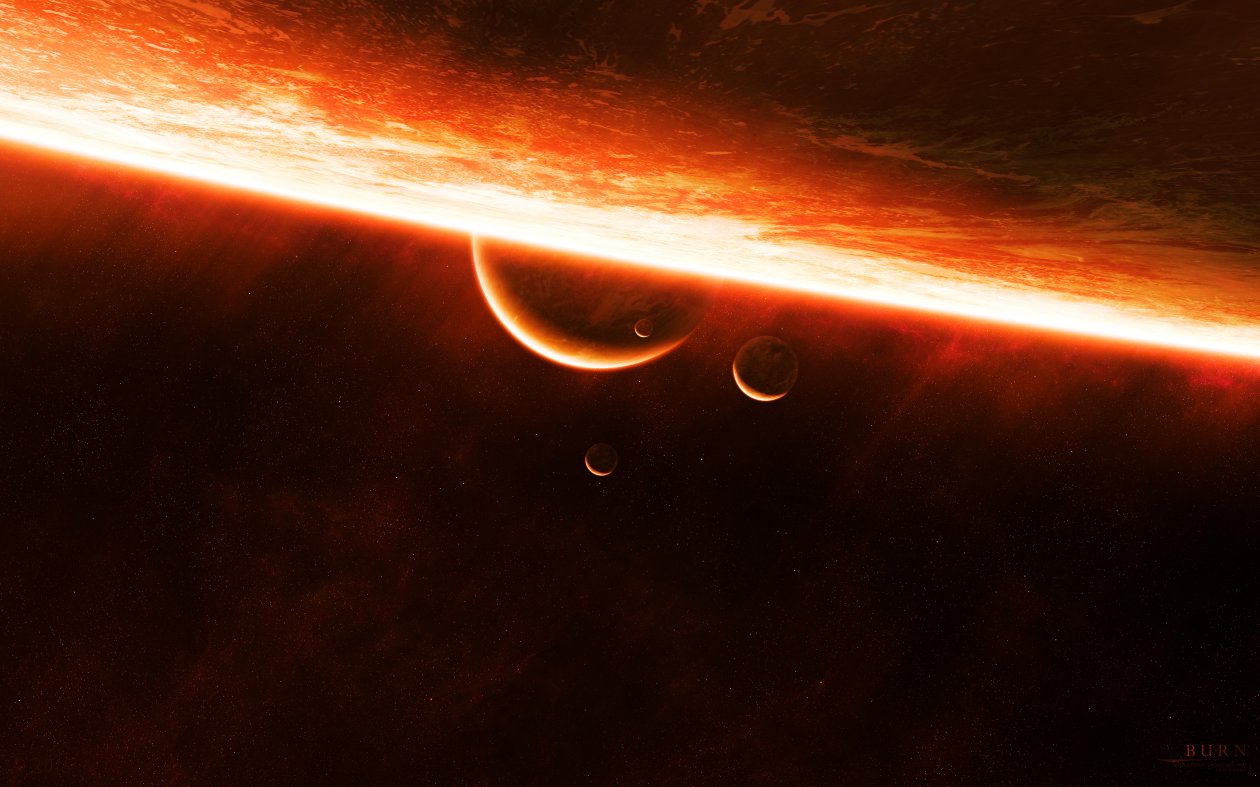 Planet Surface Glow 8k