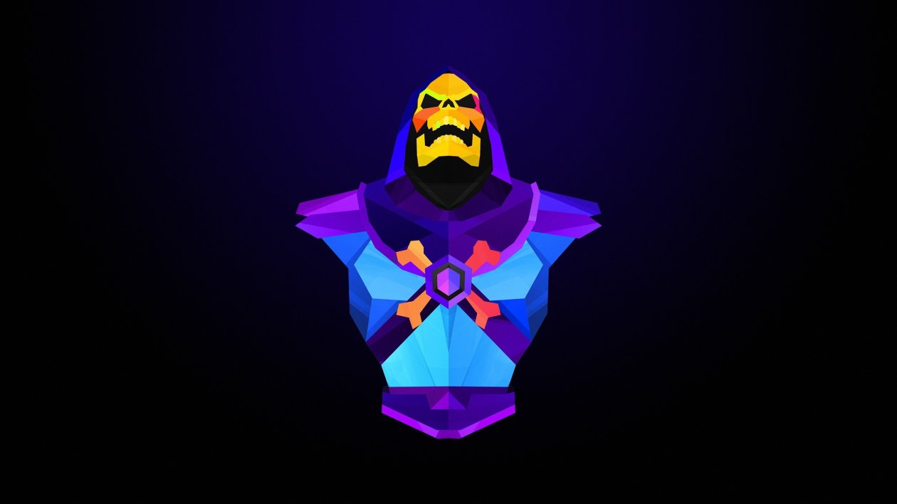 Skelton Facet Abstract Art