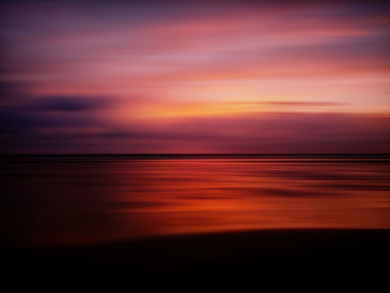 Last Rays Of Day Red Sunset