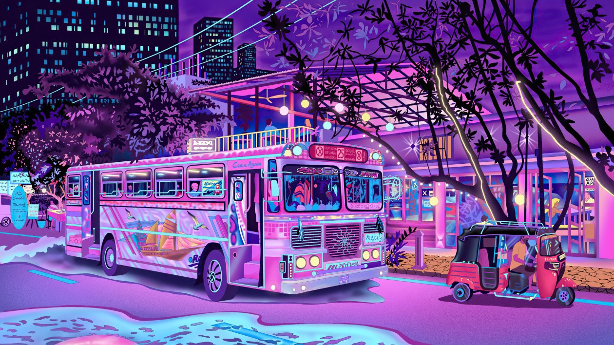 Bus Stop Synthwave