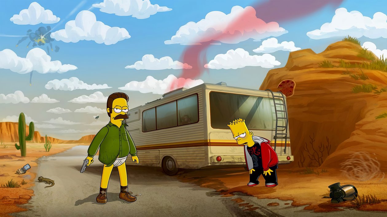 Bart And Heisenberg Simpson 4k