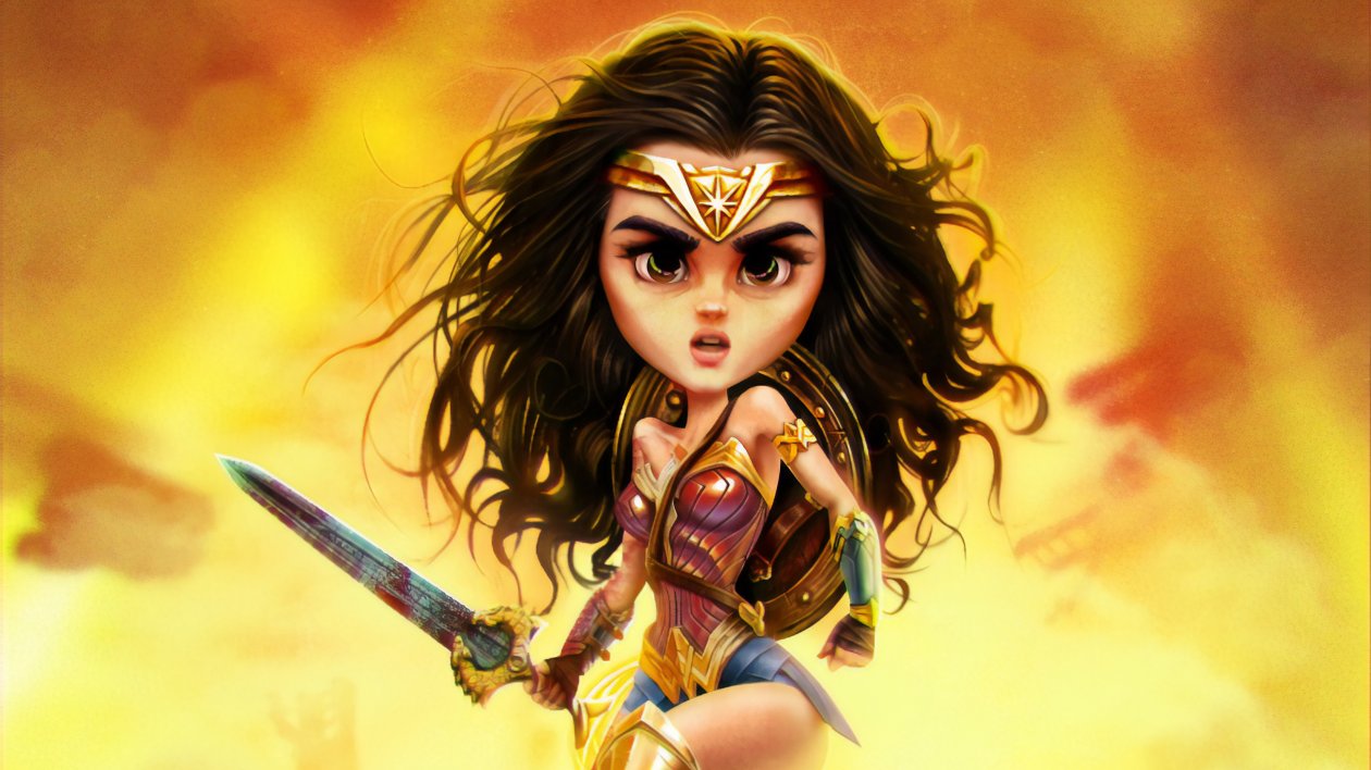 Wonder Woman Pop Art 4k