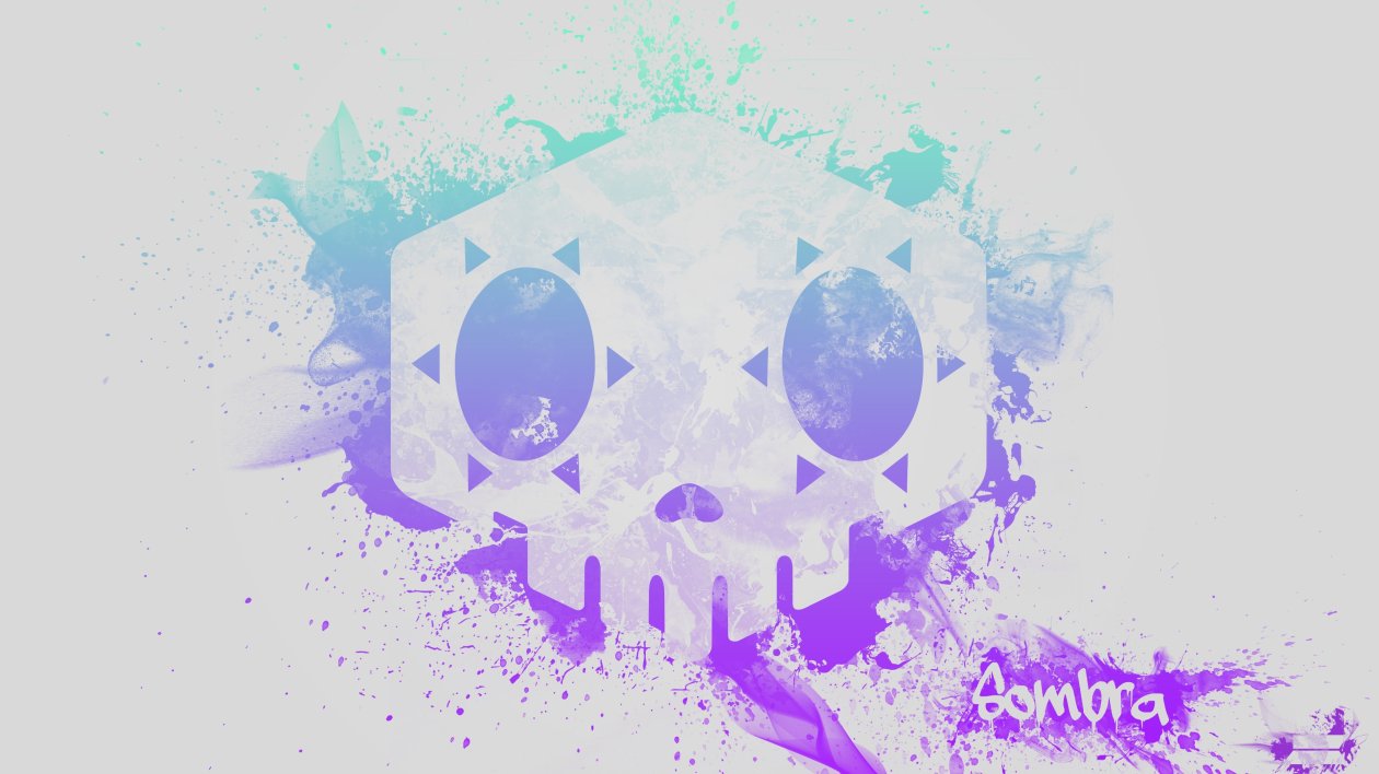 Sombra Overwatch 4k Logo