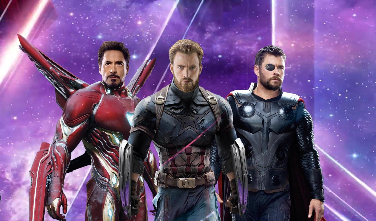Iron Man Captain America Thor In Avengers Infinity War Poster