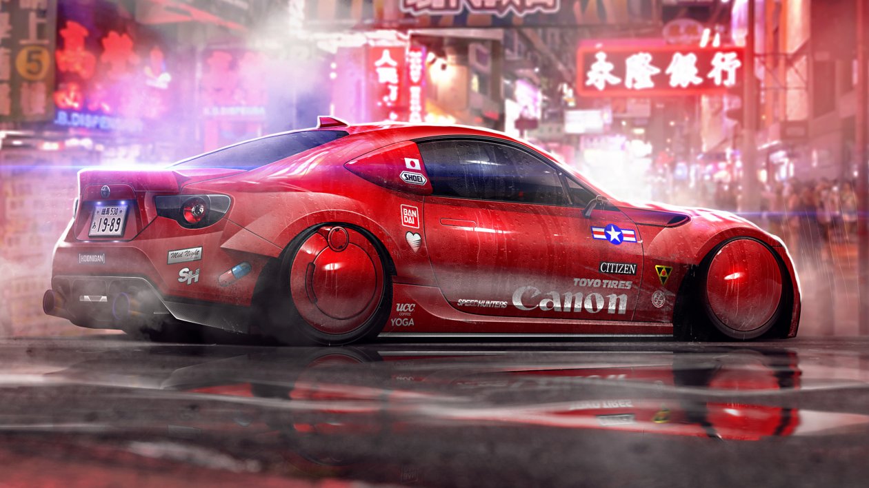 Honkong Cyberpunk Cars