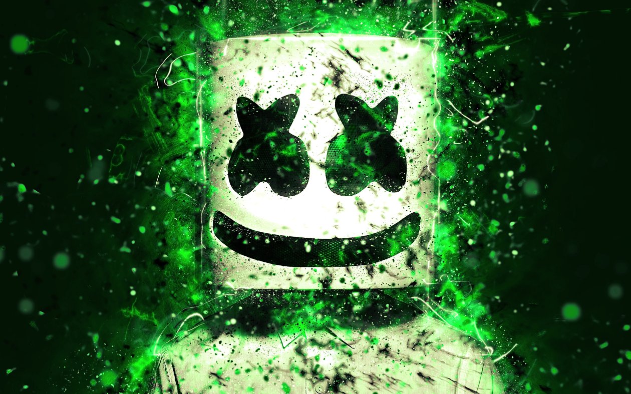 4k Marshmello Art